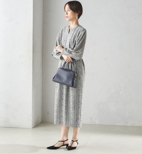 SHIPS for women「〈手洗い可能〉起毛 レース Iライン ワンピース」|ワンピース|