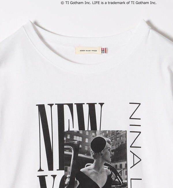 SHIPS any「GOOD ROCK SPEED:〈洗濯機可能〉LIFE PC フォト プリント TEE 25SS」|Tシャツ・カットソー|