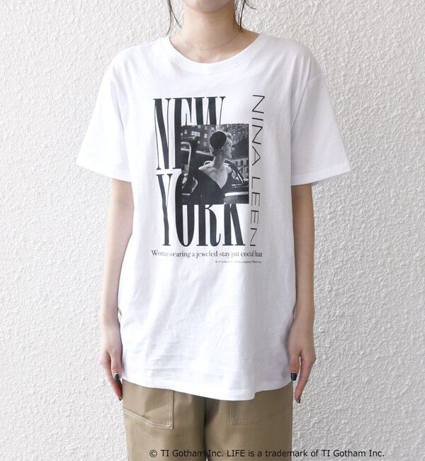 SHIPS any「GOOD ROCK SPEED:〈洗濯機可能〉LIFE PC フォト プリント TEE 25SS」|Tシャツ・カットソー|