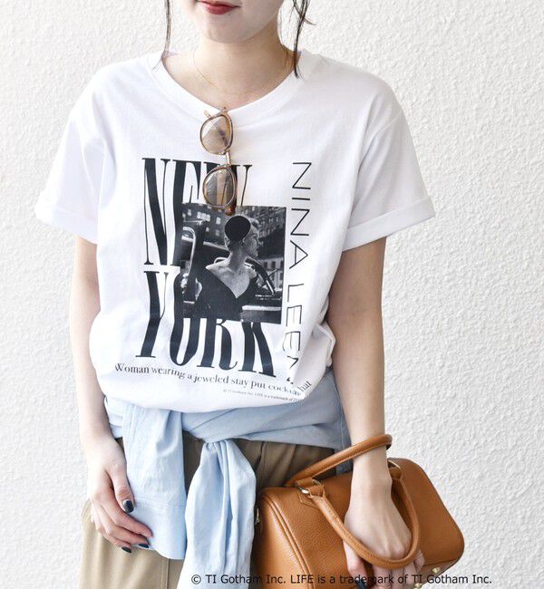 SHIPS any「GOOD ROCK SPEED:〈洗濯機可能〉LIFE PC フォト プリント TEE 25SS」|Tシャツ・カットソー|