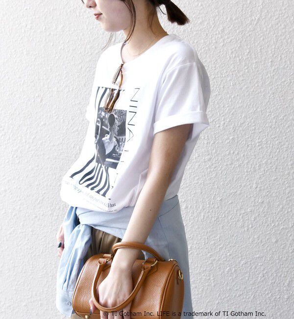 SHIPS any「GOOD ROCK SPEED:〈洗濯機可能〉LIFE PC フォト プリント TEE 25SS」|Tシャツ・カットソー|