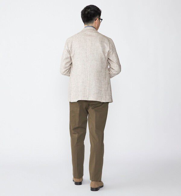 SHIPS「TAGLIATORE: メランジ ベージュ ホップサック ジャケット」|テーラードジャケット|