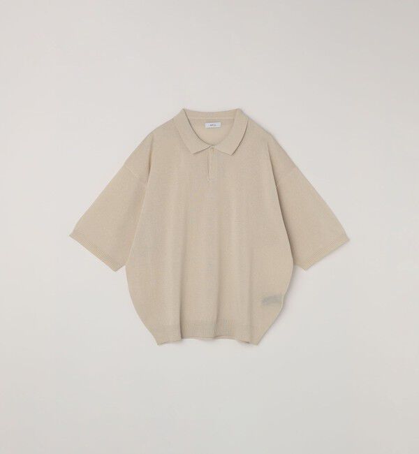 SHIPS any「SHIPS any:〈手洗い可能〉リネンミックス ハイゲージ ニット スキッパー ポロシャツ◇」|ポロシャツ|