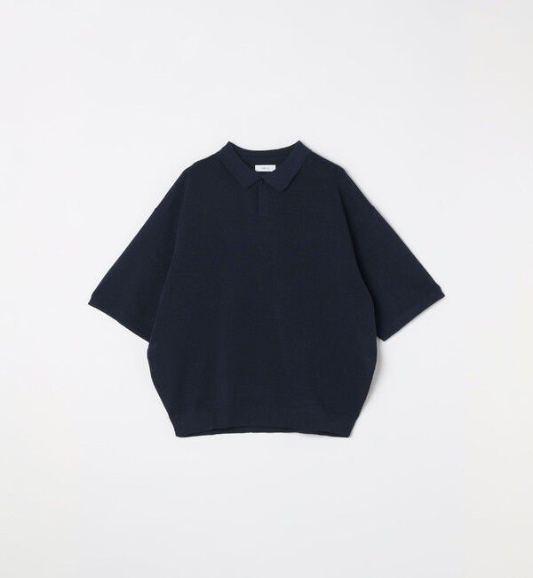 SHIPS any「SHIPS any:〈手洗い可能〉リネンミックス ハイゲージ ニット スキッパー ポロシャツ◇」|ポロシャツ|