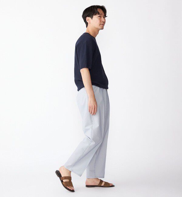 SHIPS「SHIPS: COOLMAX(R) シアサッカー ピンタック ワイド パンツ」|その他|