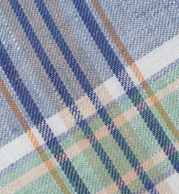 SHIPS「BREUER: リネン マドラス チェック ネクタイ」|ネクタイ・蝶ネクタイ|