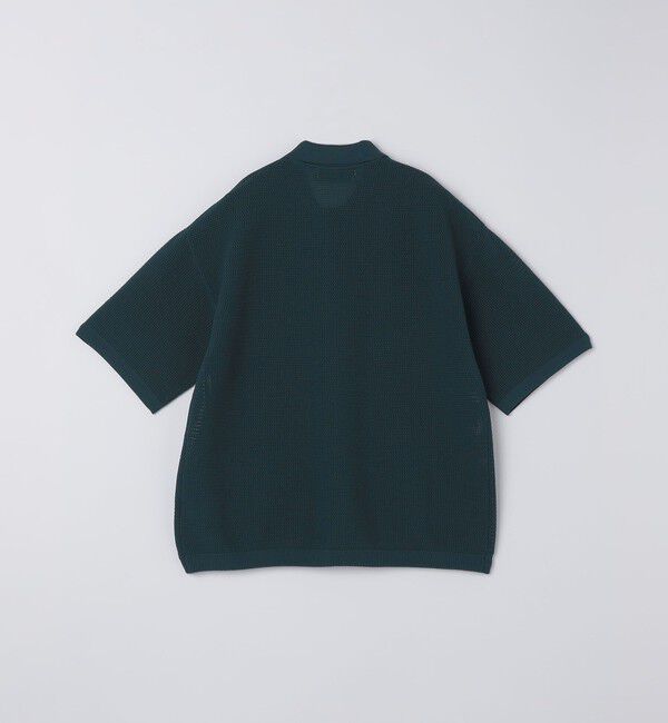 SHIPS「City Ambient Products:〈手洗い可能〉ポリエステル メッシュ ニット ショートスリーブ ポロ」|ポロシャツ|