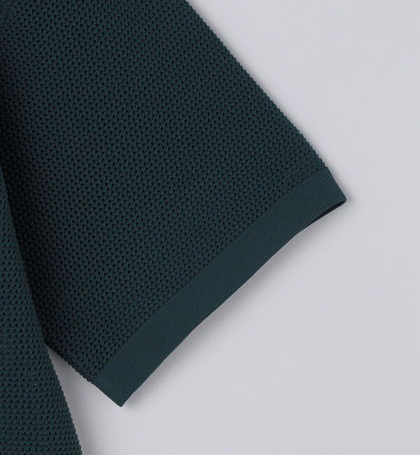 SHIPS「City Ambient Products:〈手洗い可能〉ポリエステル メッシュ ニット ショートスリーブ ポロ」|ポロシャツ|