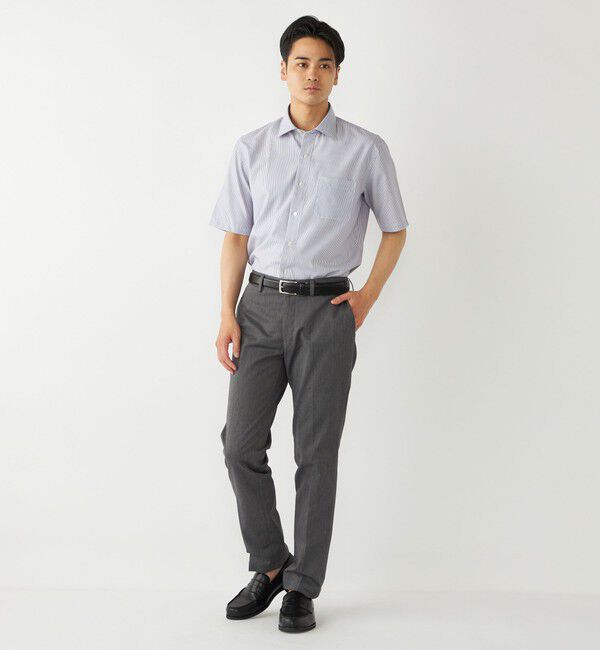 SHIPS Colors 「SHIPS Colors:SMART TECH(R) ノーアイロン セミワイドカラー シャツ」|シャツ・ブラウス|