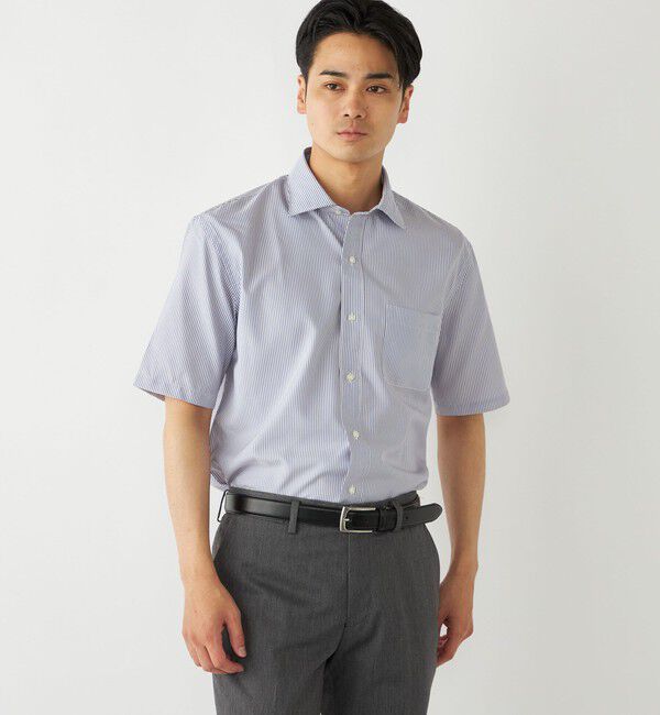 SHIPS Colors 「SHIPS Colors:SMART TECH(R) ノーアイロン セミワイドカラー シャツ」|シャツ・ブラウス|