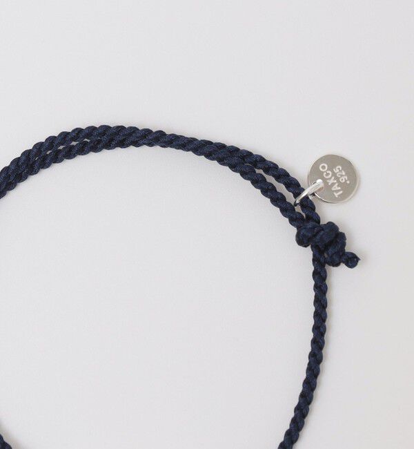 SHIPS「XOLO: PIECE LINK SILK CORD」|ブレスレット・バングル|