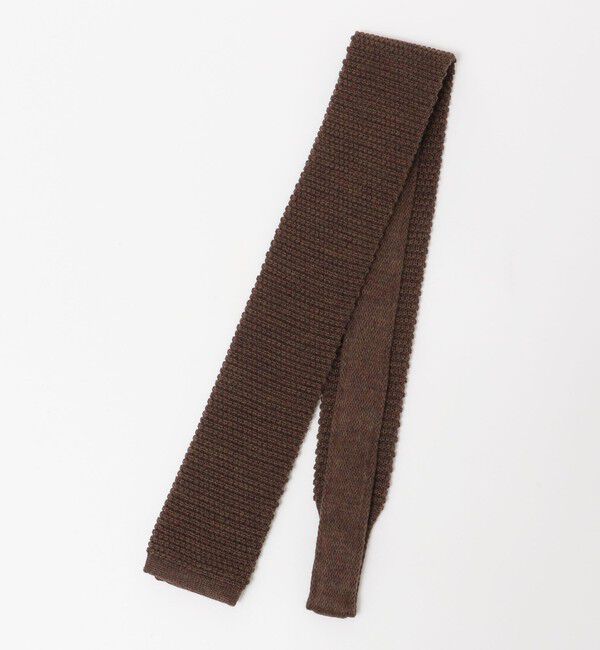 SHIPS「MARCEL LASSANCE: WOOL KNIT TIE」|ネクタイ・蝶ネクタイ|ブラウン