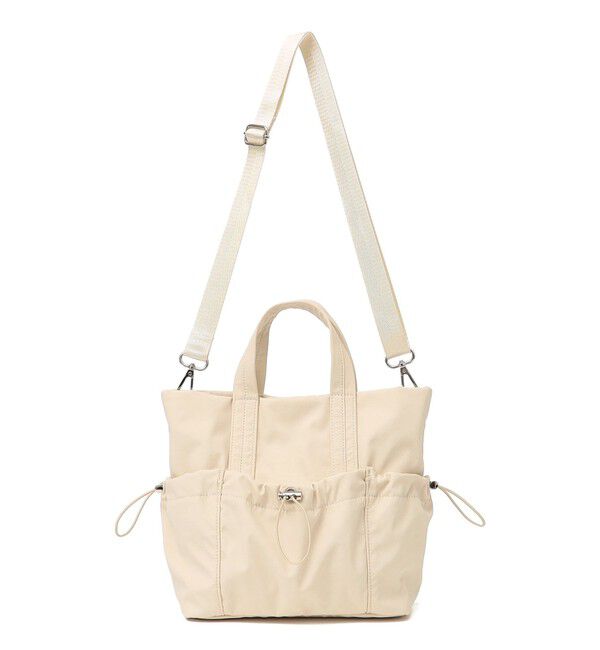 SHIPS Colors 「《予約》SHIPS Colors:ナイロン ギャザー ミニ トートバッグ◆」|ショルダー・メッセンジャー|