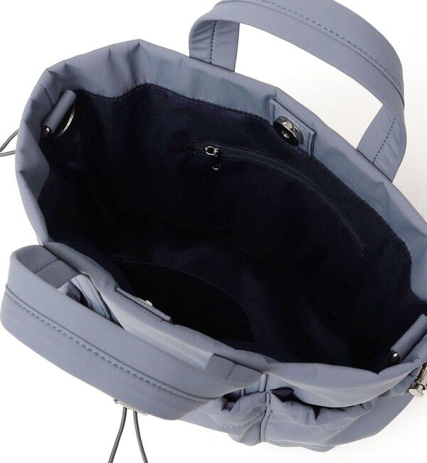 SHIPS Colors 「《予約》SHIPS Colors:ナイロン ギャザー ミニ トートバッグ◆」|ショルダー・メッセンジャー|