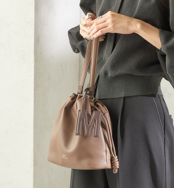 SHIPS for women「《予約》George Cinq:イニシャル チャーム（ブラウン）」|チャーム・キーホルダー|