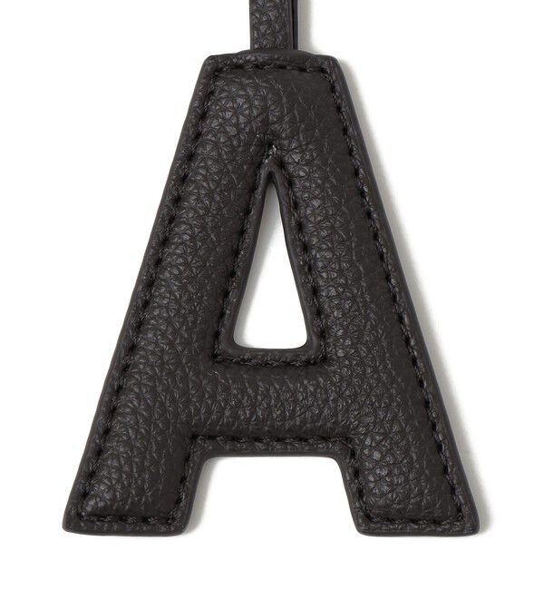 SHIPS for women「《予約》George Cinq:イニシャル チャーム（ブラック） 」|チャーム・キーホルダー|