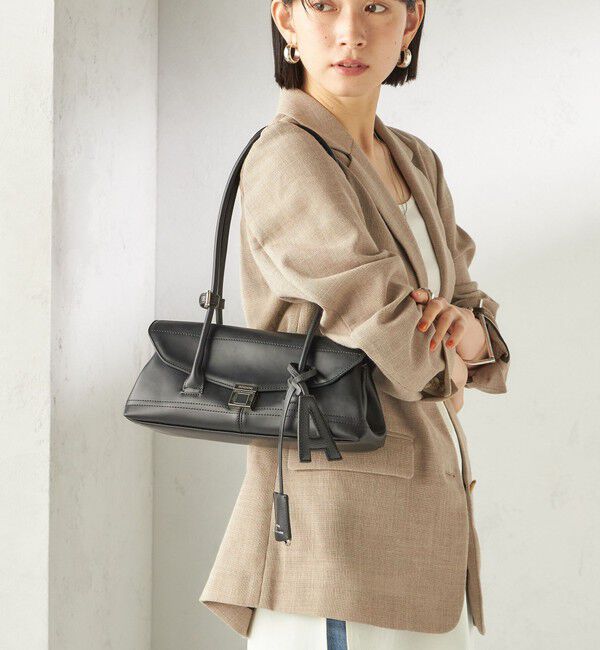 SHIPS for women「《予約》George Cinq:イニシャル チャーム（ブラック） 」|チャーム・キーホルダー|