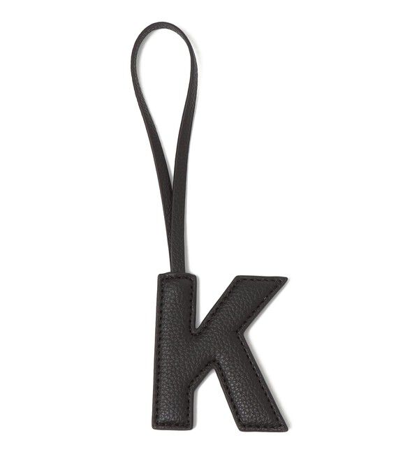 SHIPS for women「《予約》George Cinq:イニシャル チャーム（ブラック） 」|チャーム・キーホルダー|