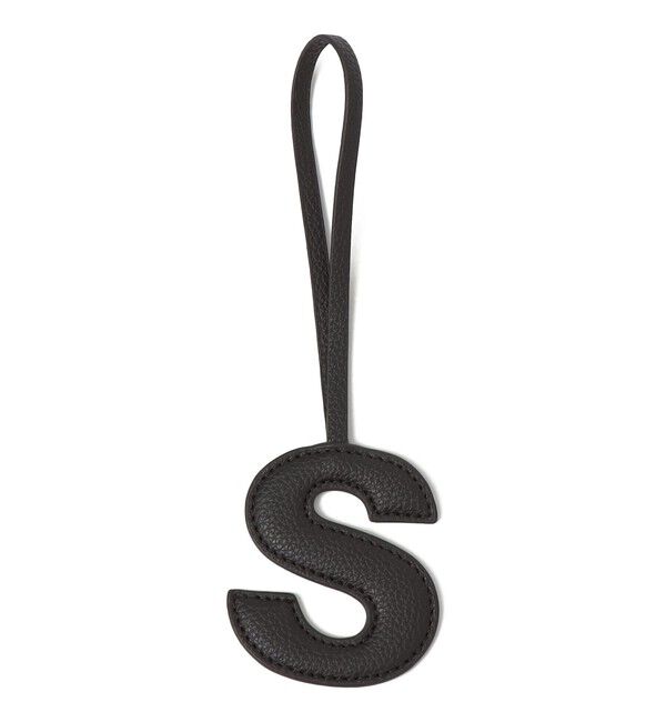 SHIPS for women「《予約》George Cinq:イニシャル チャーム（ブラック） 」|チャーム・キーホルダー|
