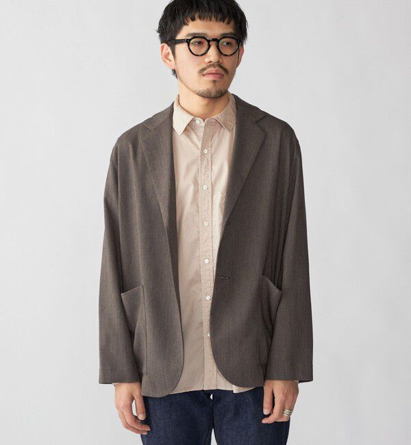 SHIPS「SHIPS: ハイブリッド ツイル ジャケット」|テーラードジャケット|