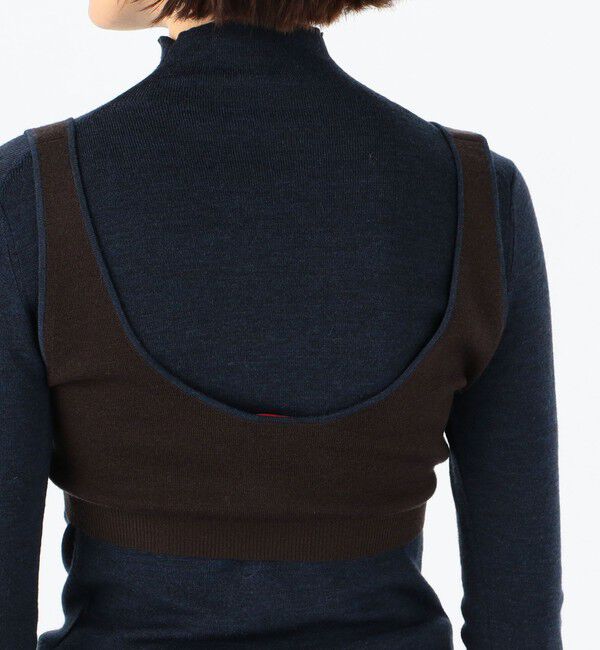BACCA「メルノウール ブラトップコンビニット」|ニット・セーター|