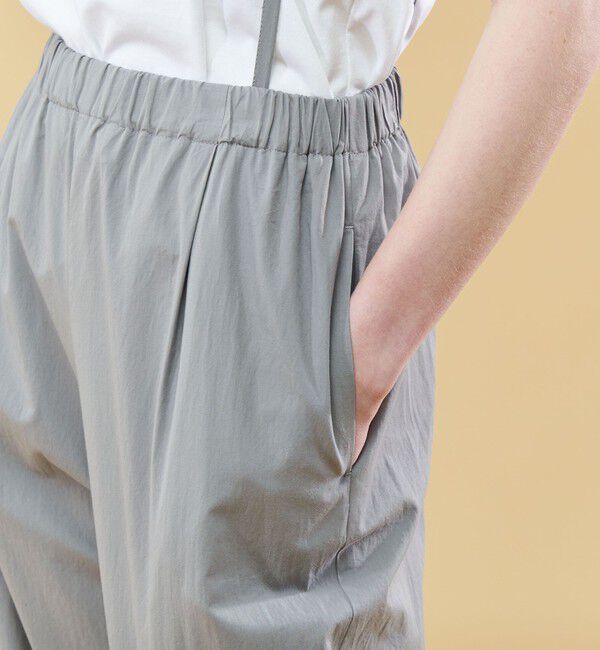 GALERIE VIE「コンパクトコットンツイル サスペンダー付きパンツ」|その他|