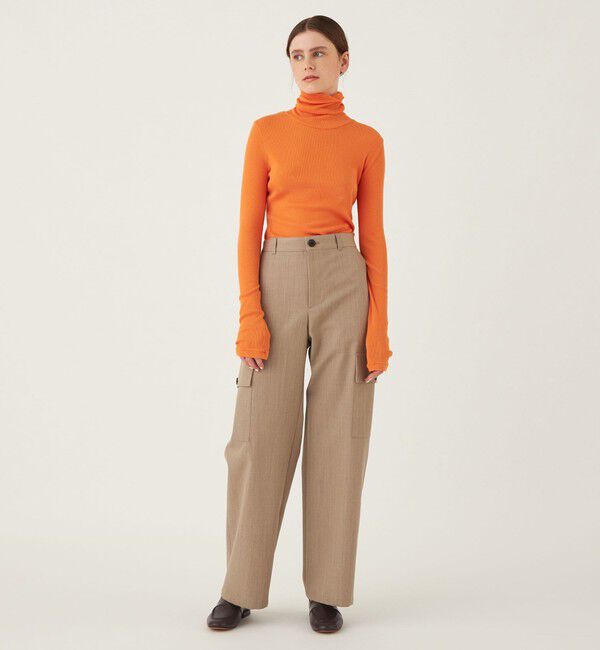 GALERIE VIE「コットンカシミヤジャージー タートルネックプルオーバー」|Tシャツ・カットソー|