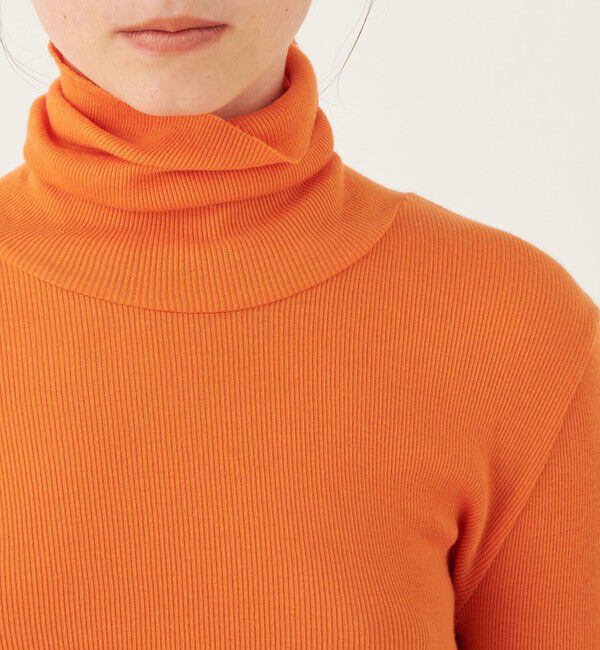 GALERIE VIE「コットンカシミヤジャージー タートルネックプルオーバー」|Tシャツ・カットソー|