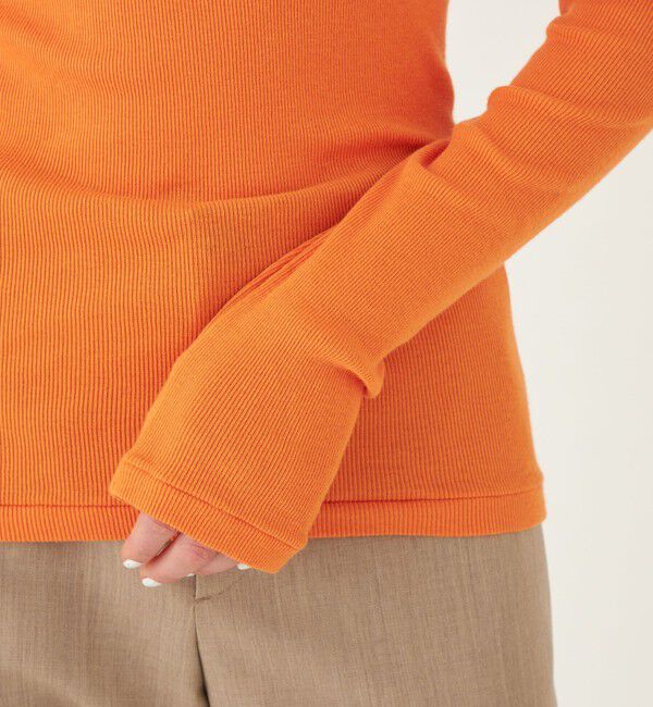 GALERIE VIE「コットンカシミヤジャージー タートルネックプルオーバー」|Tシャツ・カットソー|