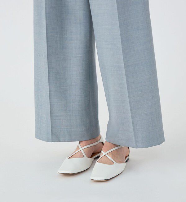 TOMORROWLAND collection「【一部WEB先行予約】シャイニーシャーク センタープレスワイドパンツ」|その他|