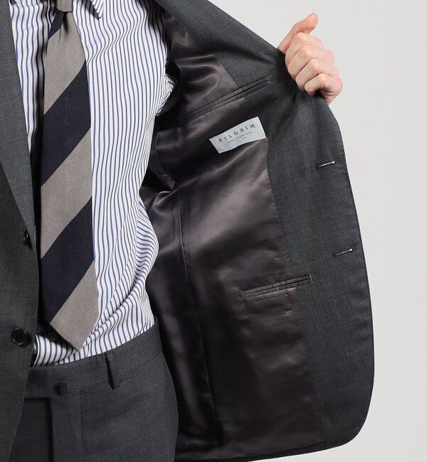 TOMORROWLAND MENS「Super150'sウール シングルブレステッド2Bスーツ」|スーツ|