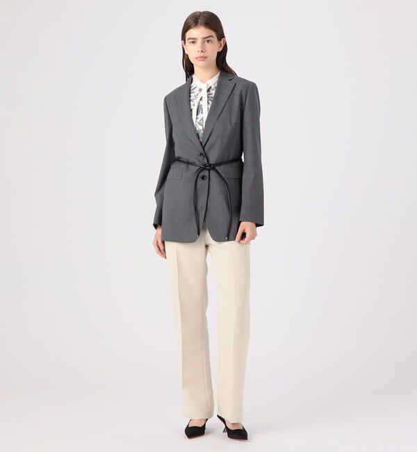 TOMORROWLAND collection「スーパートロピカルウール ベルテッドジャケット」|テーラードジャケット|