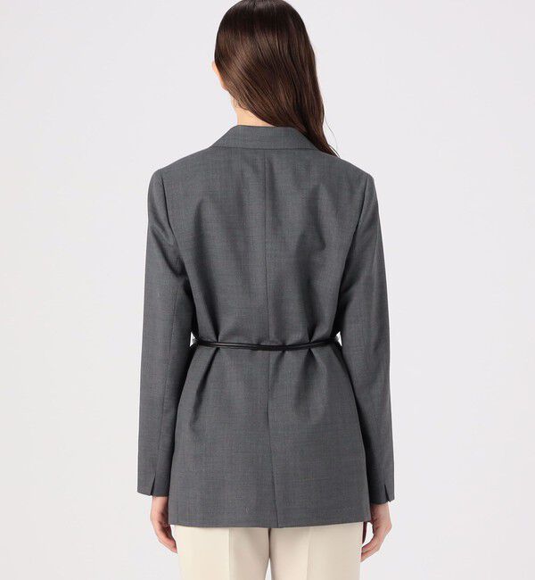 TOMORROWLAND collection「スーパートロピカルウール ベルテッドジャケット」|テーラードジャケット|