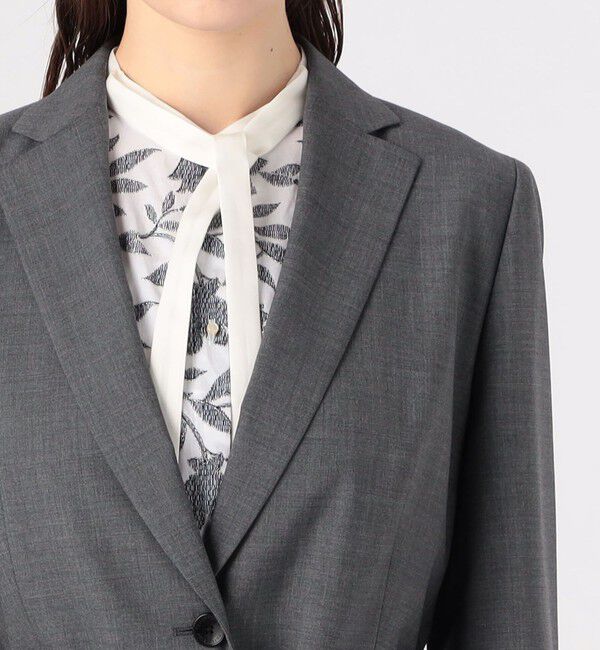 TOMORROWLAND collection「スーパートロピカルウール ベルテッドジャケット」|テーラードジャケット|