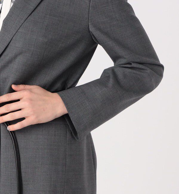 TOMORROWLAND collection「スーパートロピカルウール ベルテッドジャケット」|テーラードジャケット|