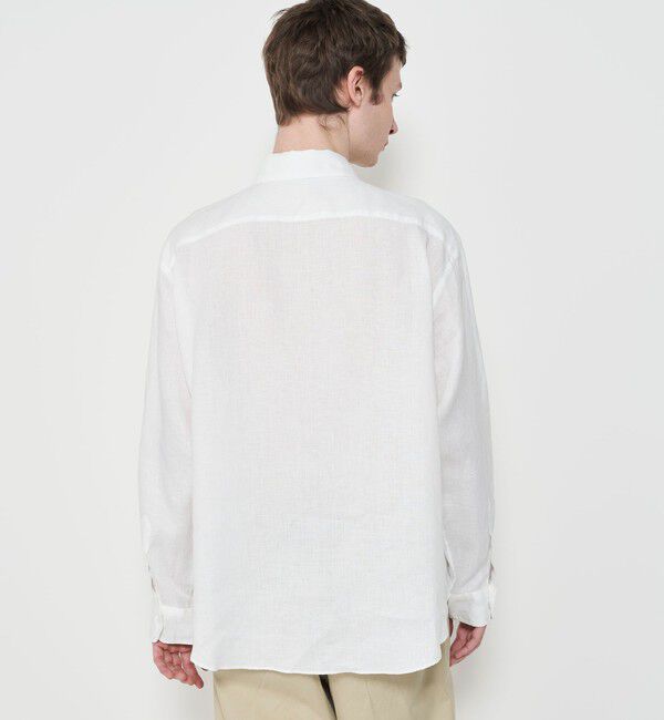 GALERIE VIE「リネンポプリン ロングスリーブシャツ」|シャツ・ブラウス|