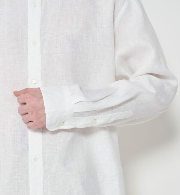 GALERIE VIE「リネンポプリン ロングスリーブシャツ」|シャツ・ブラウス|