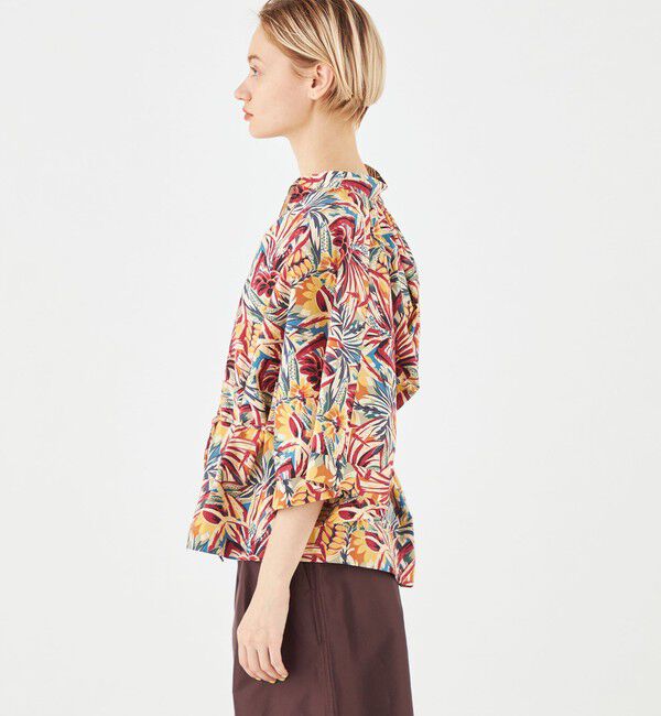 SOULEIADO「ジャングルプリント ドルマンスリーブブラウス」|シャツ・ブラウス|