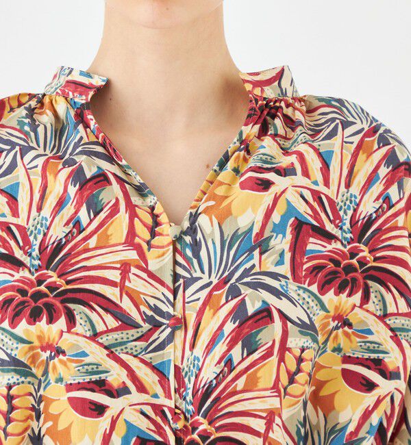 SOULEIADO「ジャングルプリント ドルマンスリーブブラウス」|シャツ・ブラウス|