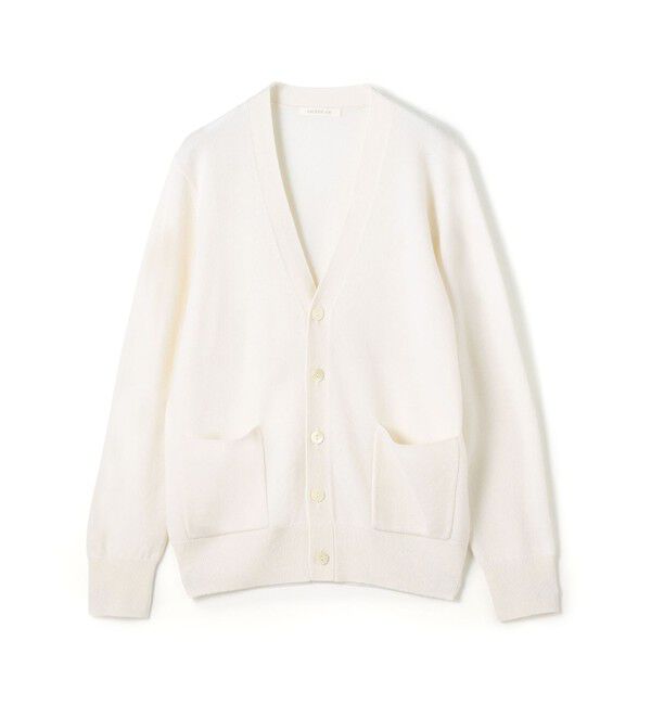 GALERIE VIE「スコットランドカシミヤ Vネックカーディガン」|カーディガン|11 ホワイト
