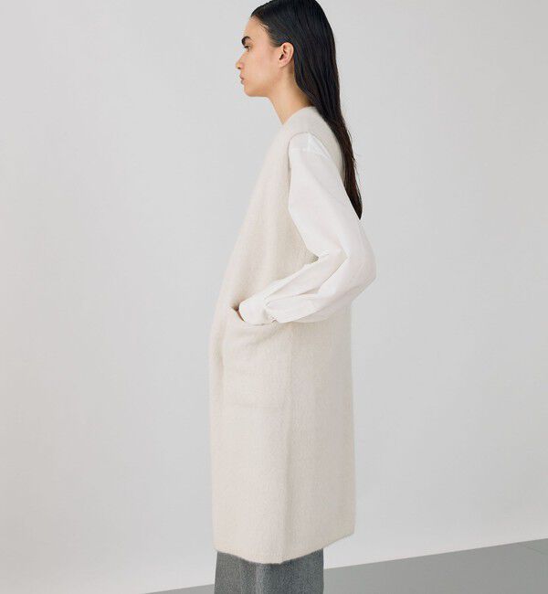 フォックスカシミヤ ロングジレ（DES PRES）｜ルミネのファッション