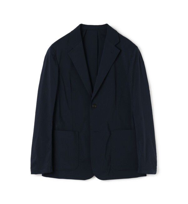 TOMORROWLAND MENS「コンパクトナイロン シングルブレステッド2Bジャケット」|テーラードジャケット|69 ネイビー