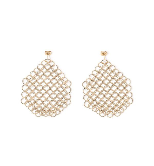 TOMORROWLAND GOODS「pascale lion BAS/BOT Chain ピアス」|ピアス|91 ゴールド