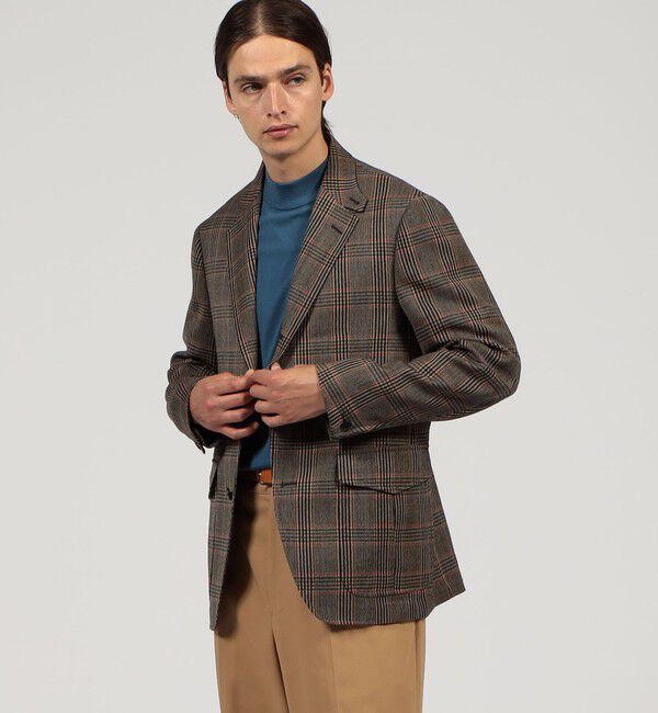 TOMORROWLAND MENS「ウール シューティングジャケット DORMEUIL VINTAGE SPORTEX」|テーラードジャケット|