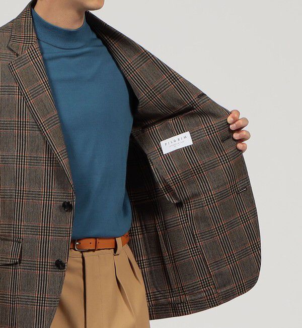 TOMORROWLAND MENS「ウール シューティングジャケット DORMEUIL VINTAGE SPORTEX」|テーラードジャケット|