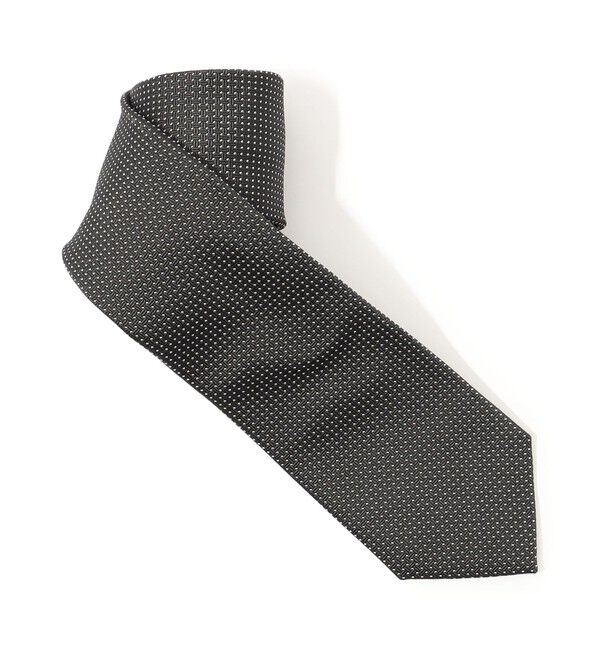 TOMORROWLAND GOODS「TOMORROWLAND シルクジャガード ネクタイ」|ネクタイ・蝶ネクタイ|18 ブラック系