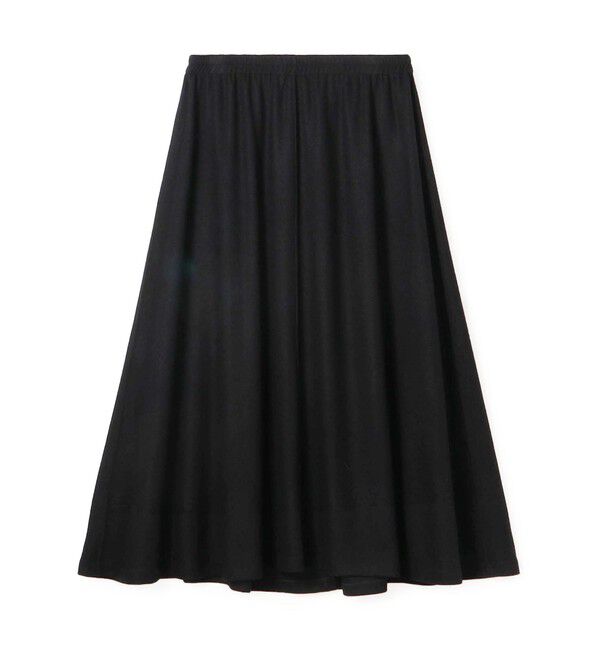 DES PRES「ニットコンビネーション ギャザーフレアスカート」|フレア|19 ブラック