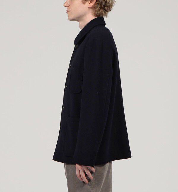 TOMORROWLAND MENS「ウールメルトン ニットブルゾン」|ブルゾン・スタジャン|