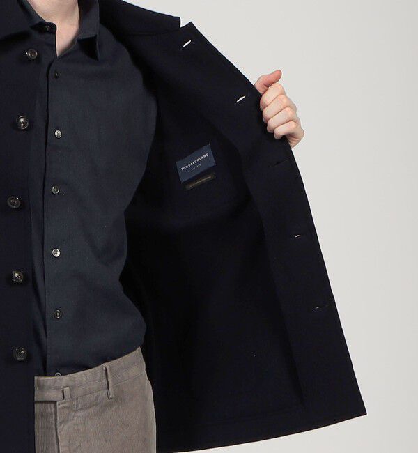 TOMORROWLAND MENS「ウールメルトン ニットブルゾン」|ブルゾン・スタジャン|