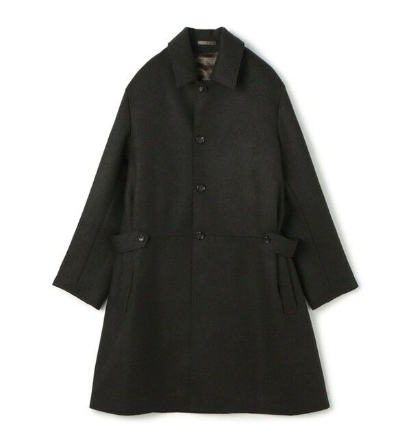 TOMORROWLAND MENS「ウールカシミヤ メルトン ベルテッド ステンカラーコート」|ステンカラーコート|59 ダークグリーン